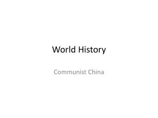 world history