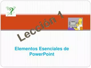 elementos esenciales de powerpoint