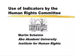 Use of Indicators by the Human Rights Committee