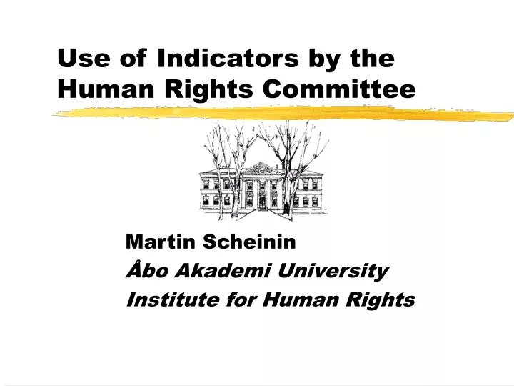 use of indicators by the human rights committee