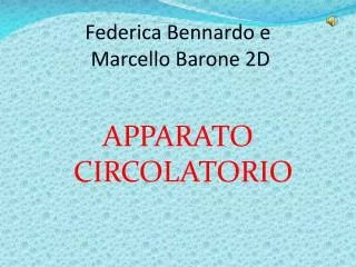 Federica Bennardo e Marcello Barone 2D