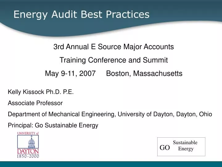 energy audit best practices