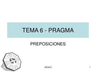 TEMA 6 - PRAGMA