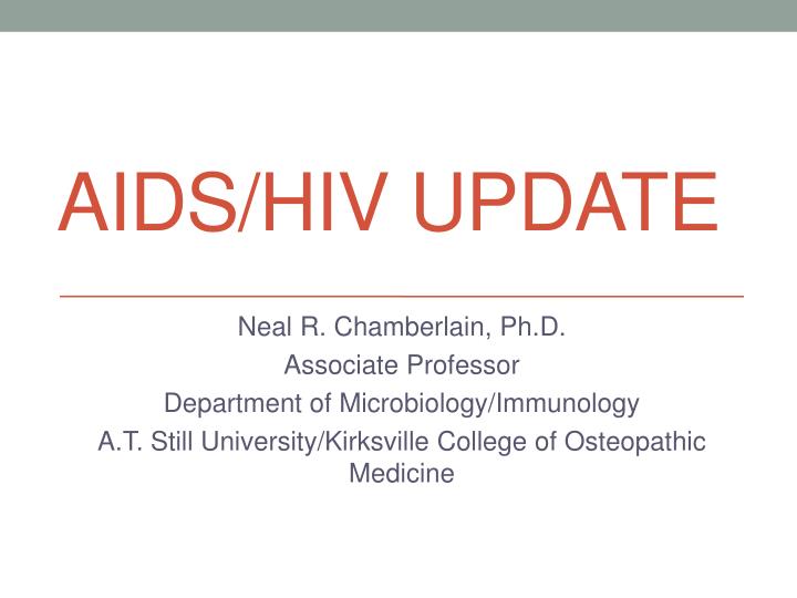 aids hiv update
