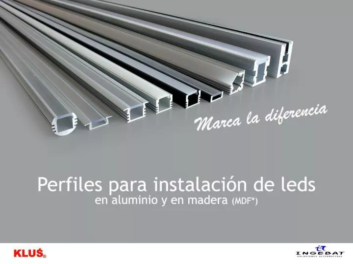 Tipos de perfiles de aluminio Barcelona