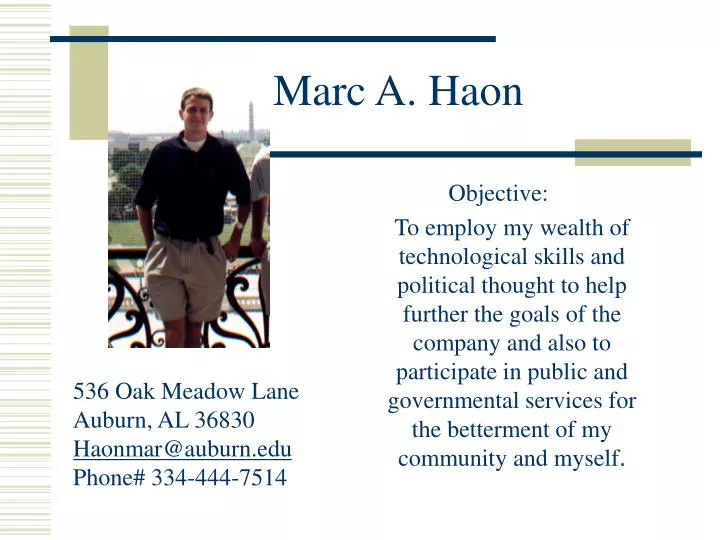 marc a haon