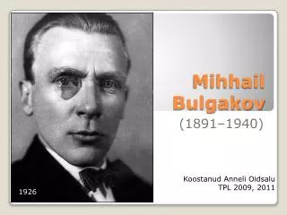 mihhail bulgakov