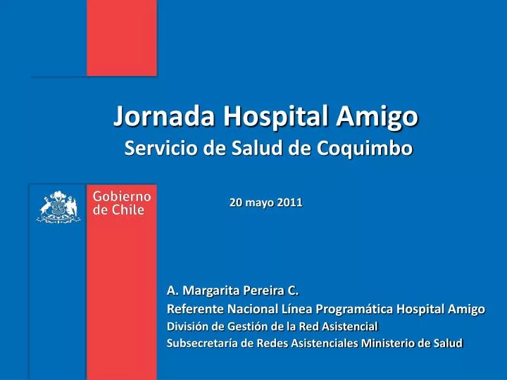 jornada hospital amigo servicio de salud de coquimbo 20 mayo 2011