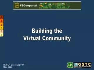 Building the Virtual Community