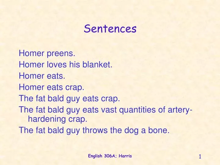 sentences