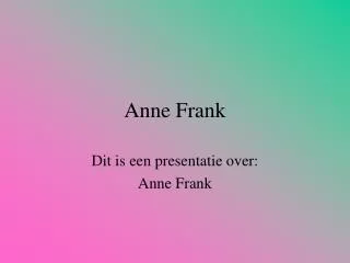 anne frank