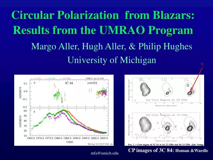 circular polarization from blazars results from the umrao program