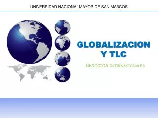 globalizacion y tlc