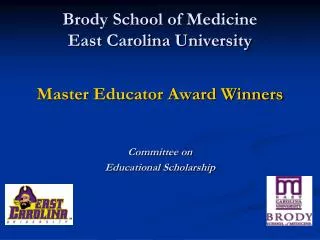 Brody School of Medicine East Carolina University