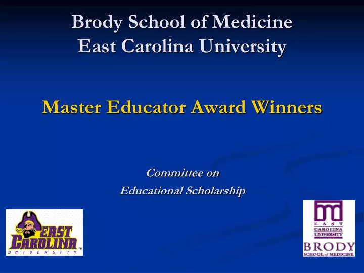 brody school of medicine east carolina university