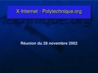 X-Internet - Polytechnique