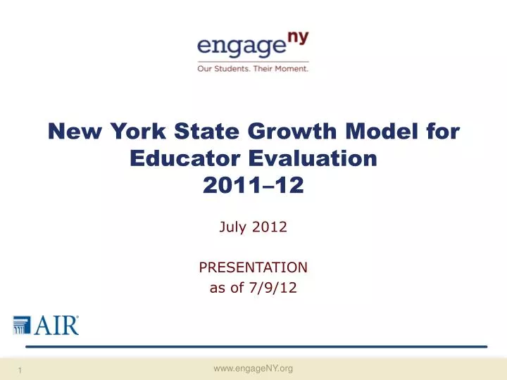 new york state growth model for educator evaluation 2011 12