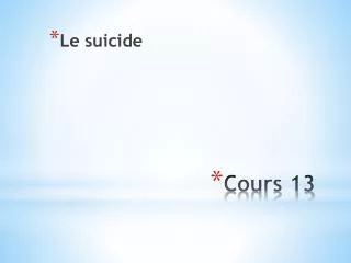 cours 13