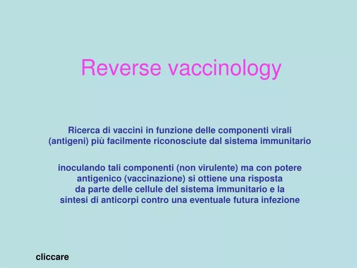 reverse vaccinology