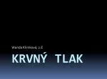 KRVNÝ TLAK - slide 1