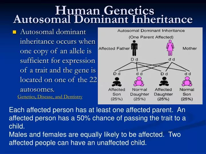 autosomal dominant inheritance