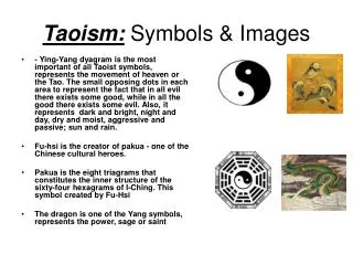 Taoism: Symbols &amp; Images