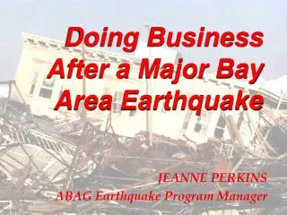 Doing Business After a Major Bay Area Earthquake