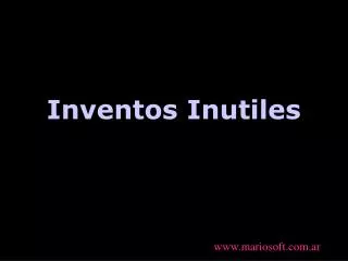 inventos inutiles
