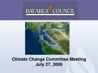 Climate Change Committee Meeting July 27, 2009