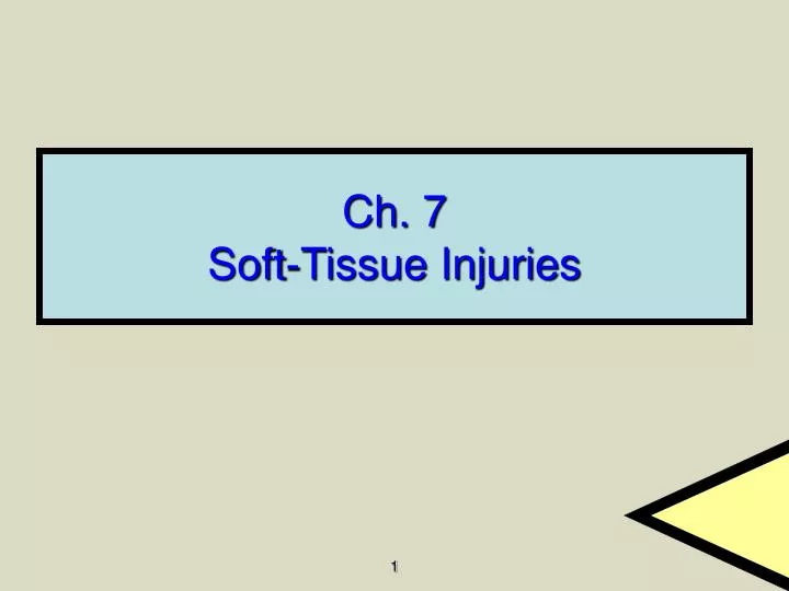 ch 7 soft tissue injuries