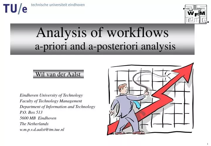 analysis of workflows a priori and a posteriori analysis