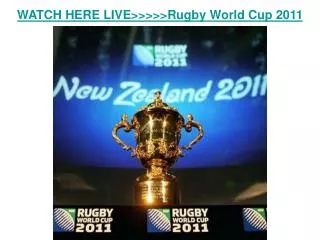 watch rugby world cup 2011 live streaming online preview, ne