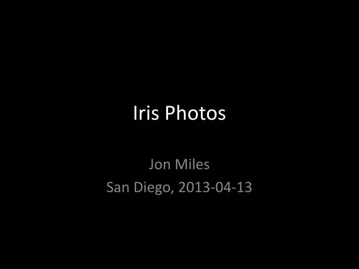 iris photos
