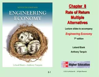 Lecture slides to accompany Engineering Economy 7 th edition Leland Blank Anthony Tarquin