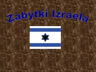 Zabytki Izraela