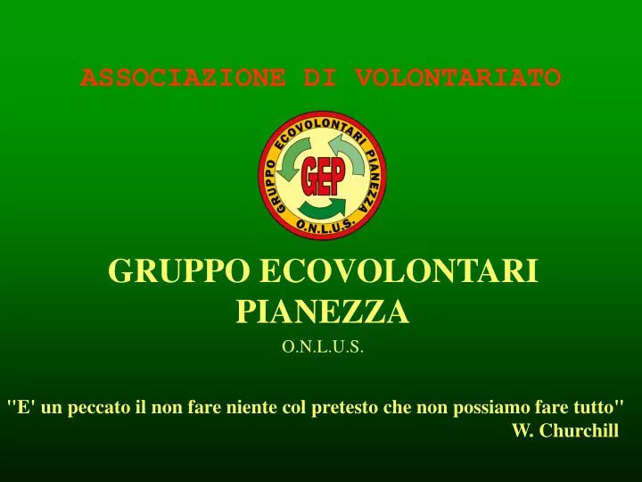 associazione di volontariato