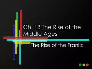 Ch. 13 The Rise of the Middle Ages
