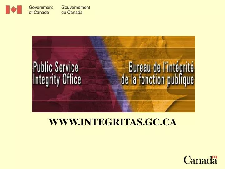 www integritas gc ca