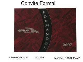 convite formal
