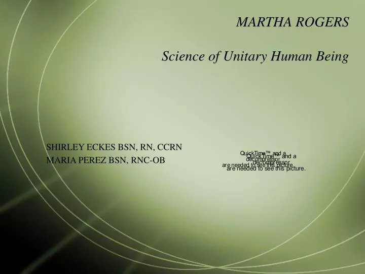 martha rogers science of unitary human being