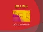 BILLING - slide 1