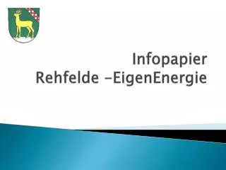 infopapier rehfelde eigenenergie