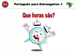 Português para estrangeiros 1