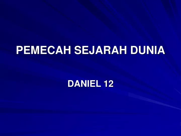 pemecah sejarah dunia