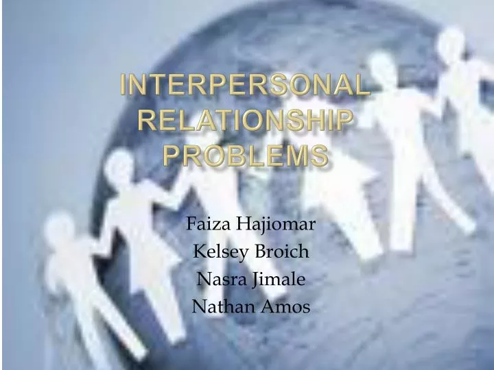 interpersonal relationship problems