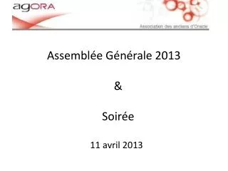 assembl e g n rale 2013 soir e