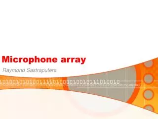 Microphone array