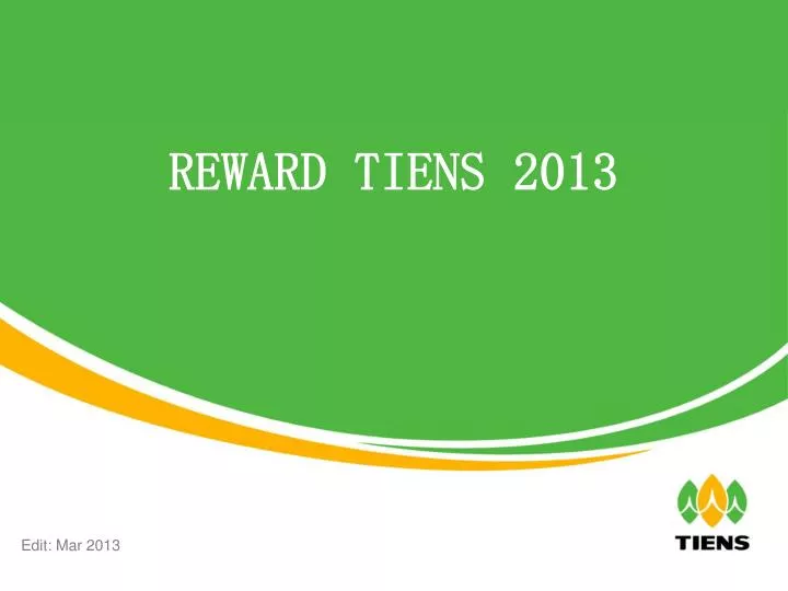 reward tiens 2013