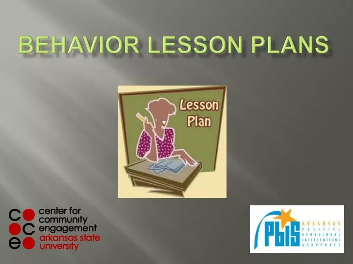 behavior lesson plans
