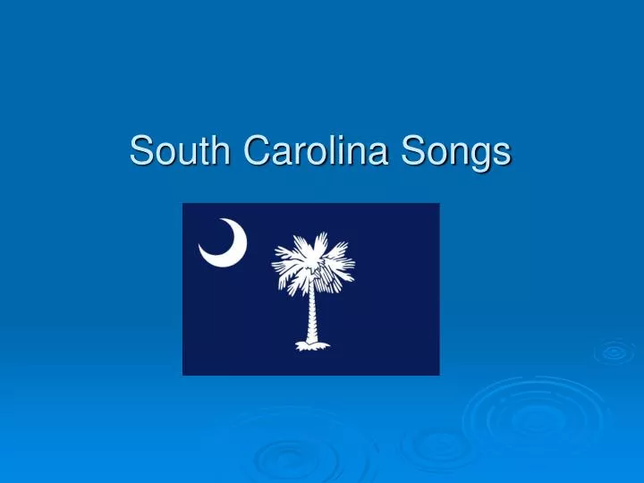 south carolina songs
